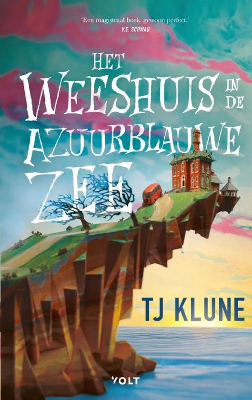 cover boek Het weeshuis in de azuurblauwe zee van TJ Klune